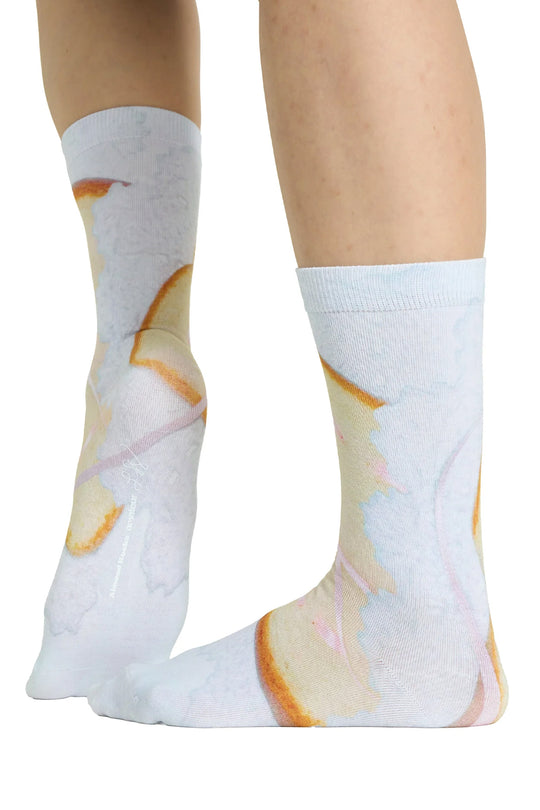 AR×SamePaper Graphic Socks White