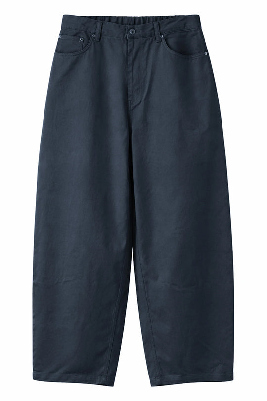 Clear Twill Crescent Wide 5-Pocket Trousers NAVY