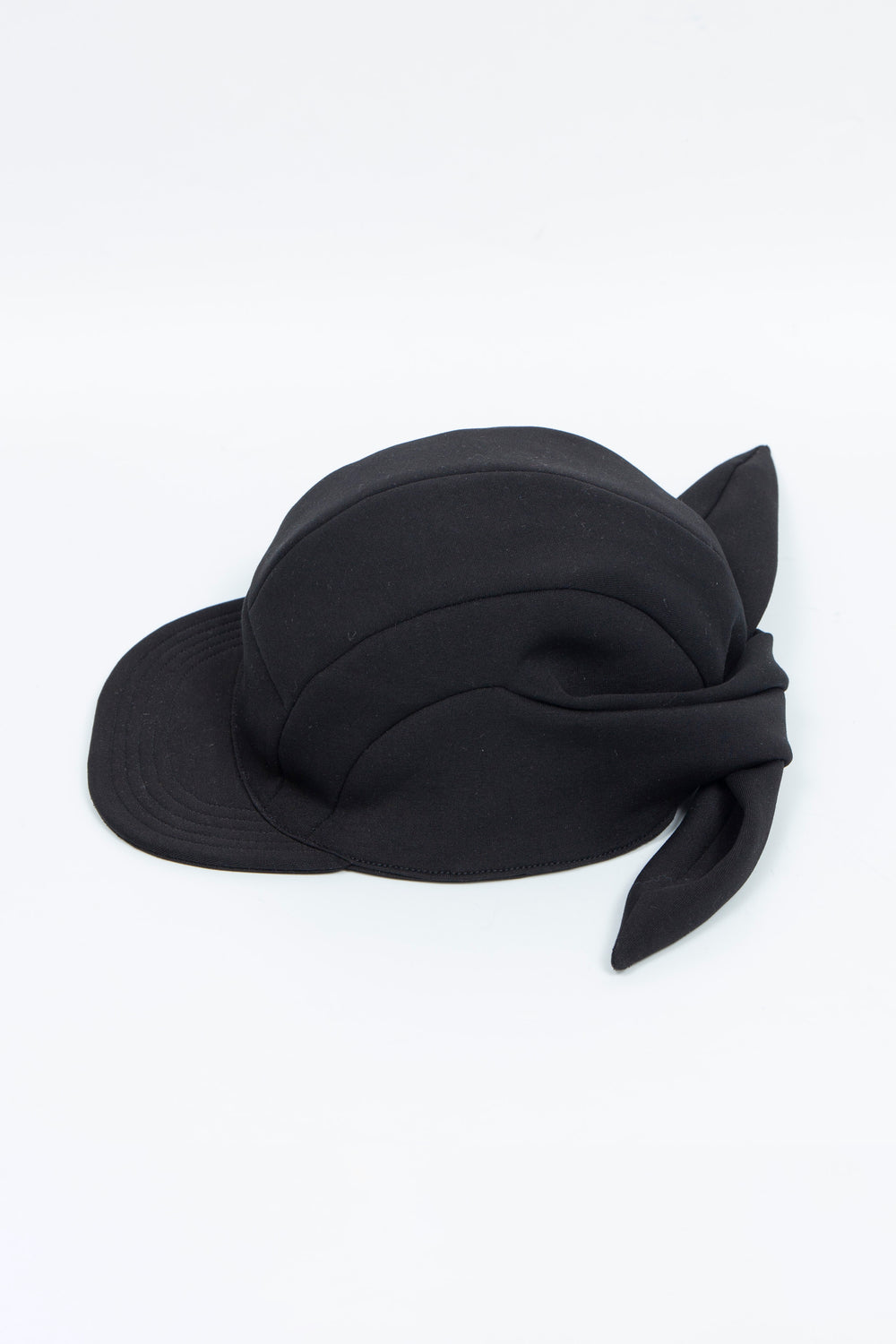 Double-Knit Adjustable Cap Black