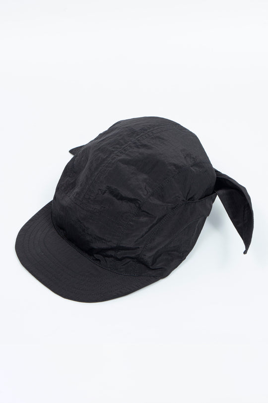 Water-Repellent Mini Ripstop Adjustable Cap Black