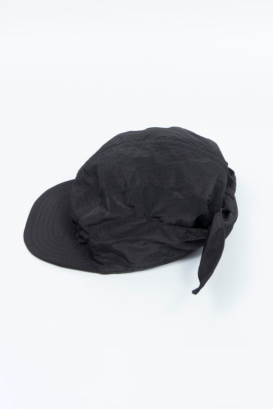 Water-Repellent Mini Ripstop Adjustable Cap Black