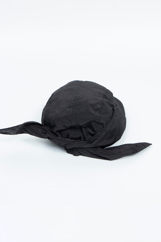 Water-Repellent Mini Ripstop Adjustable Cap Black
