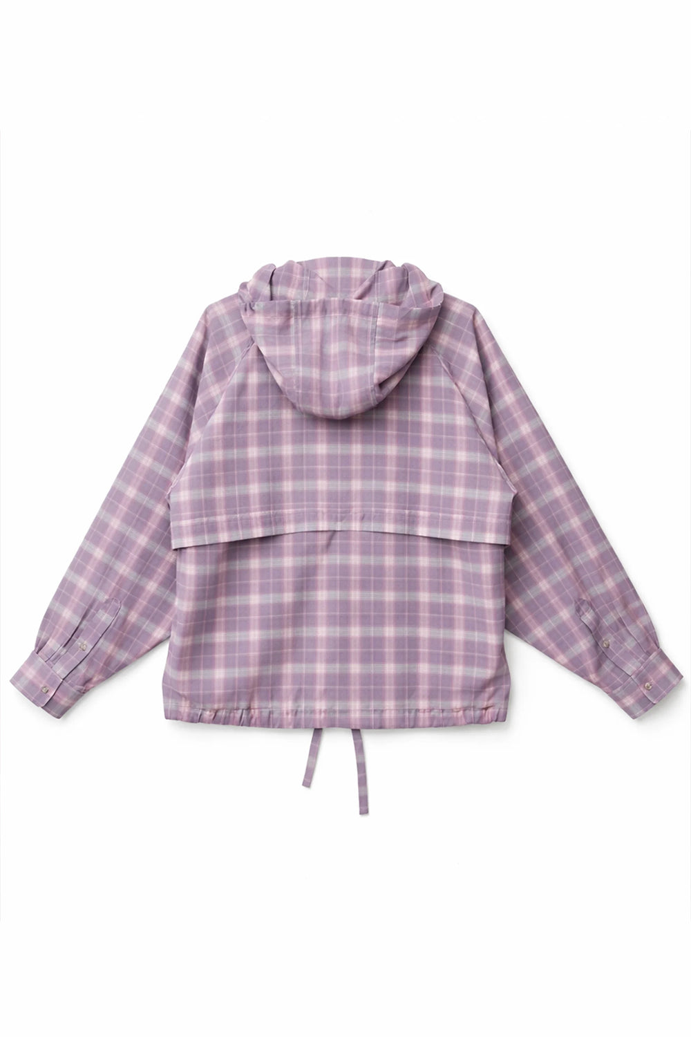 Tech Check Hooded Ventilation Shirt PINK