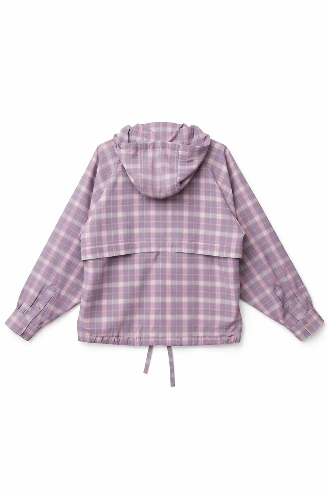 Tech Check Hooded Ventilation Shirt PINK
