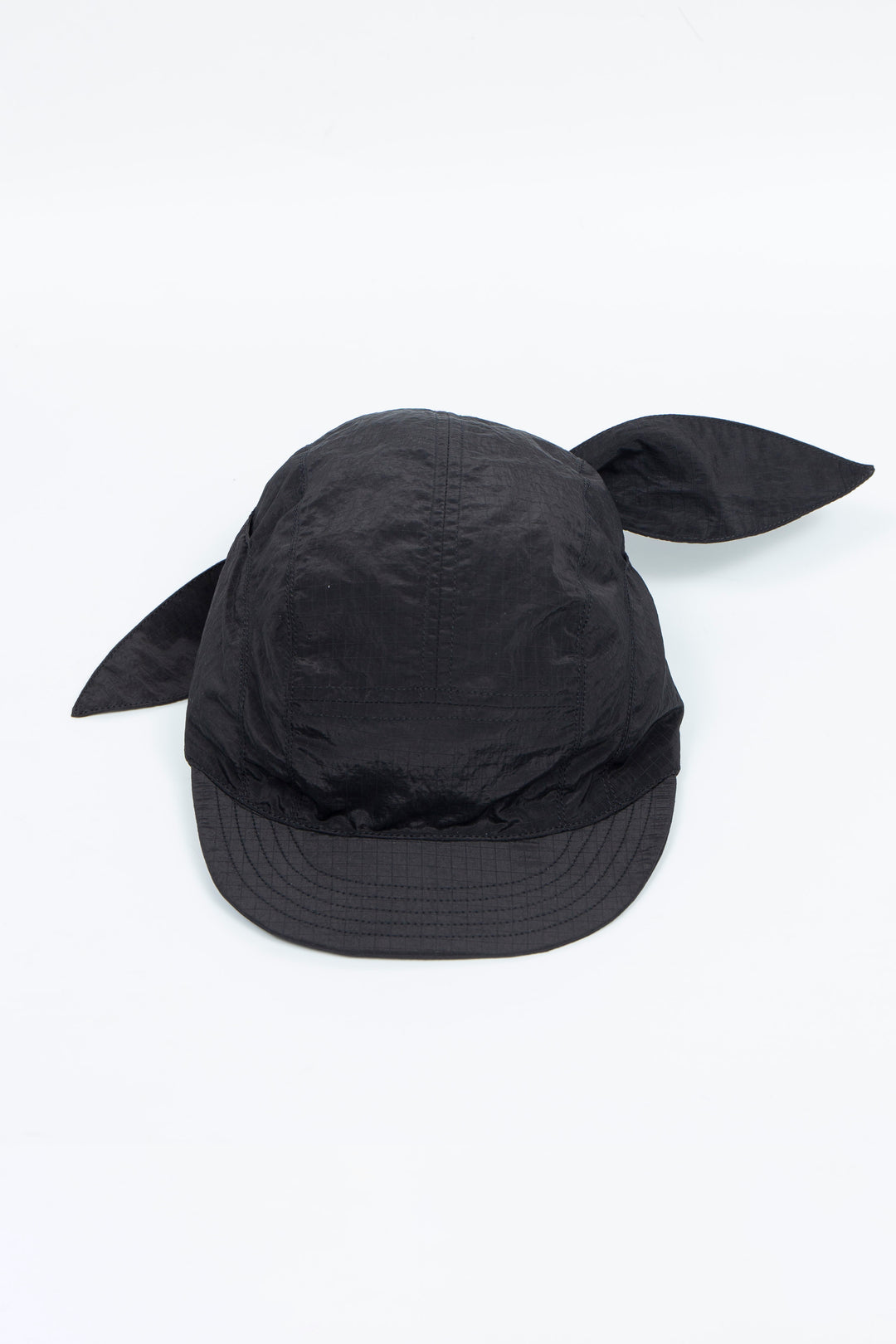 Water-Repellent Mini Ripstop Adjustable Cap Black