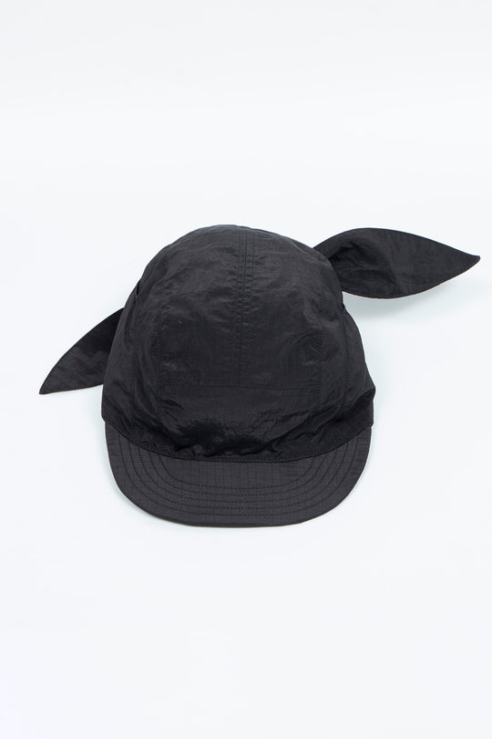 Water-Repellent Mini Ripstop Adjustable Cap Black