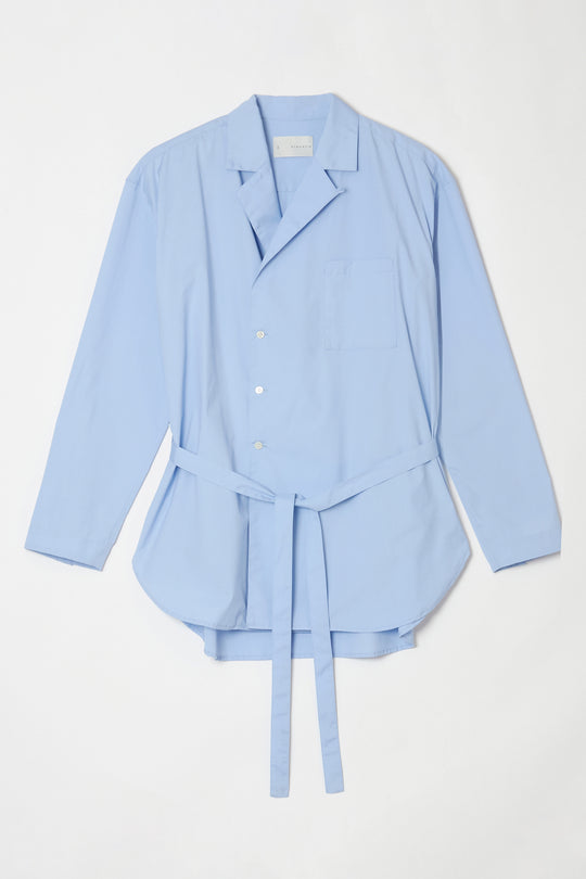 Vintage Supima Broad Gown Shirt BLUE