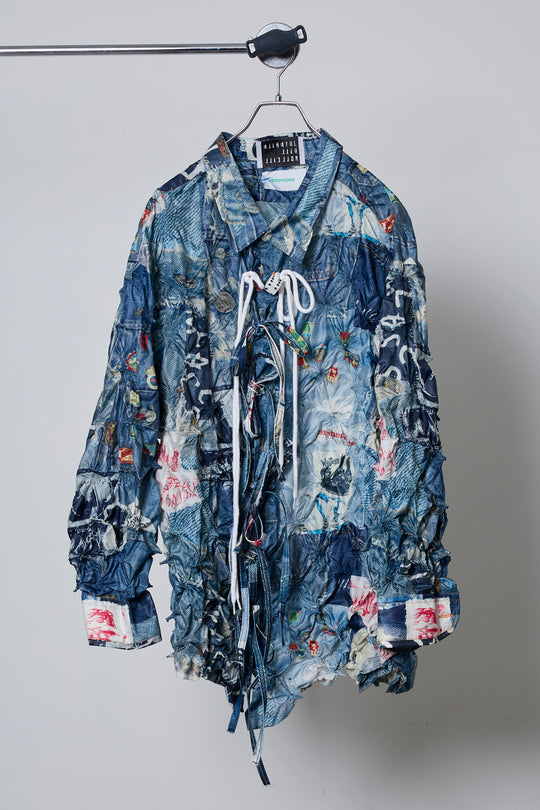 ARIMATSU SHIBORI TROMPELOEIL SHJ JUV BLUE
