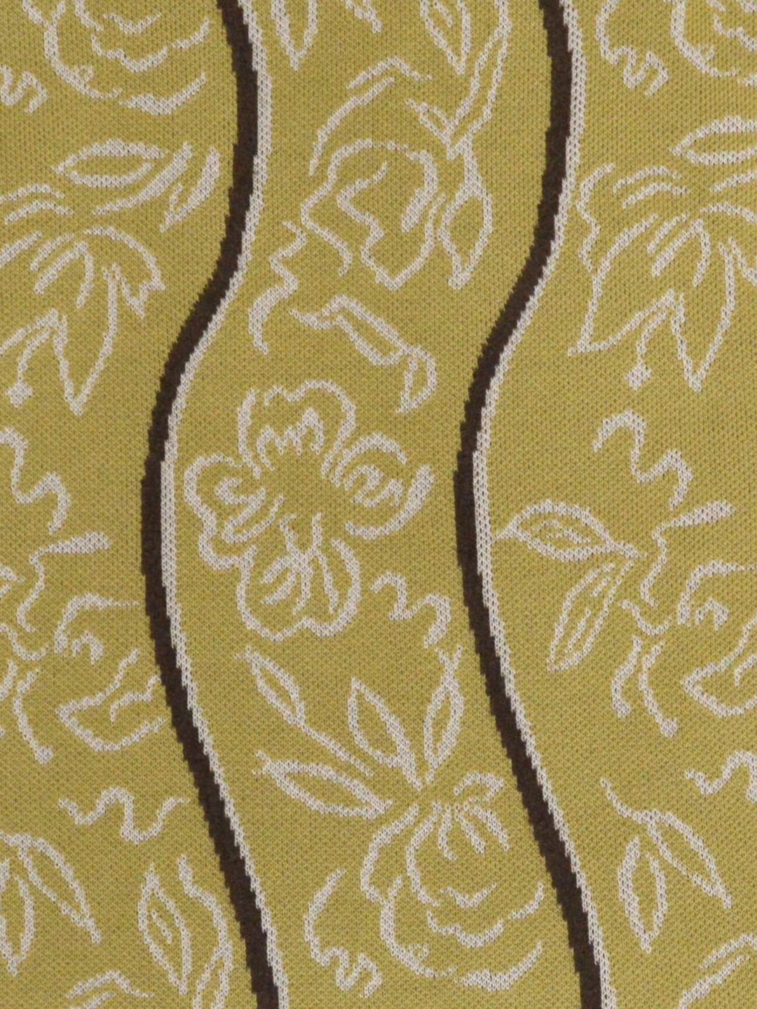 FAD distortion Wave & flower knit sk yellow