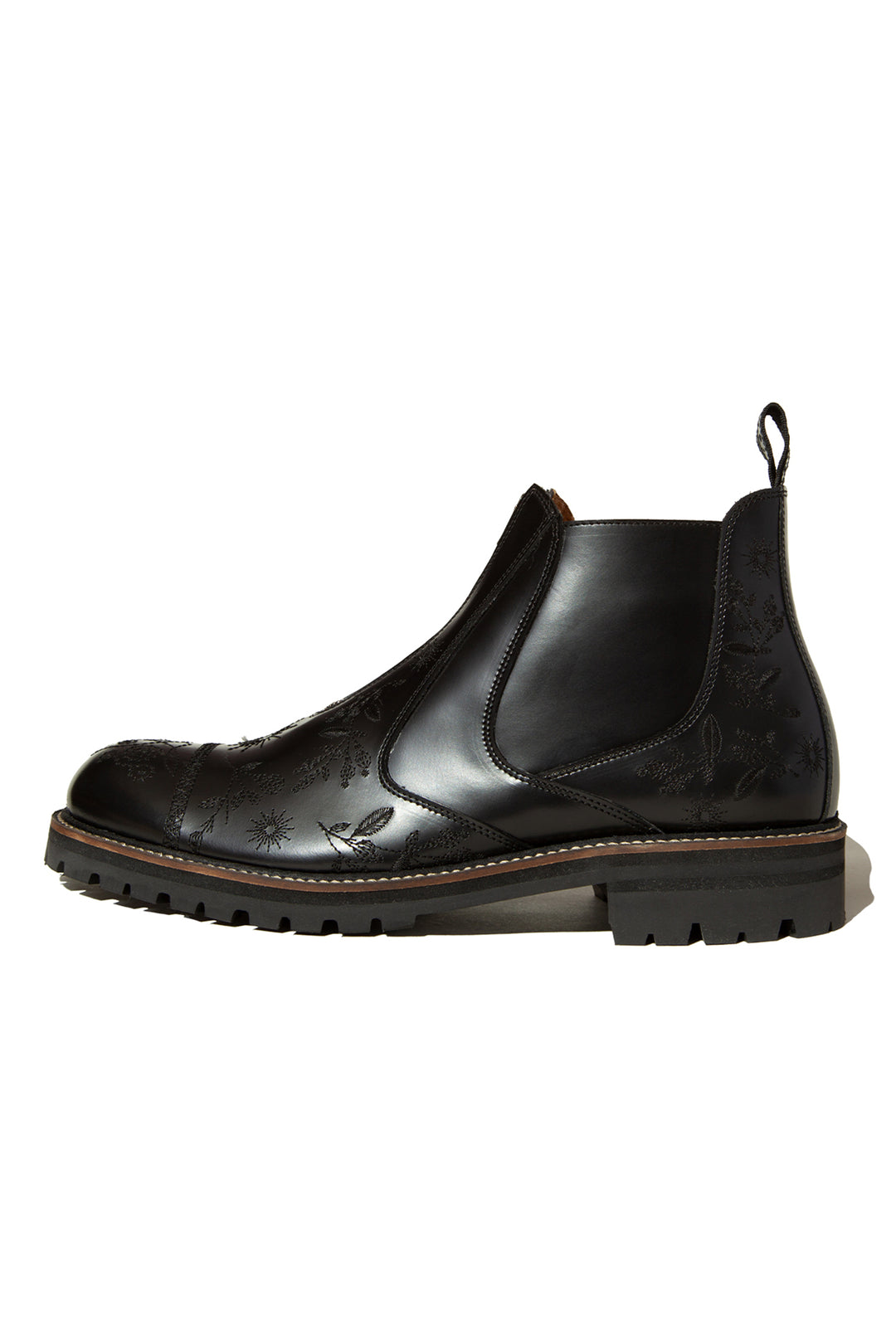 "HUNTER" Embroidered Front-zip Hunting Boots by HARUTA