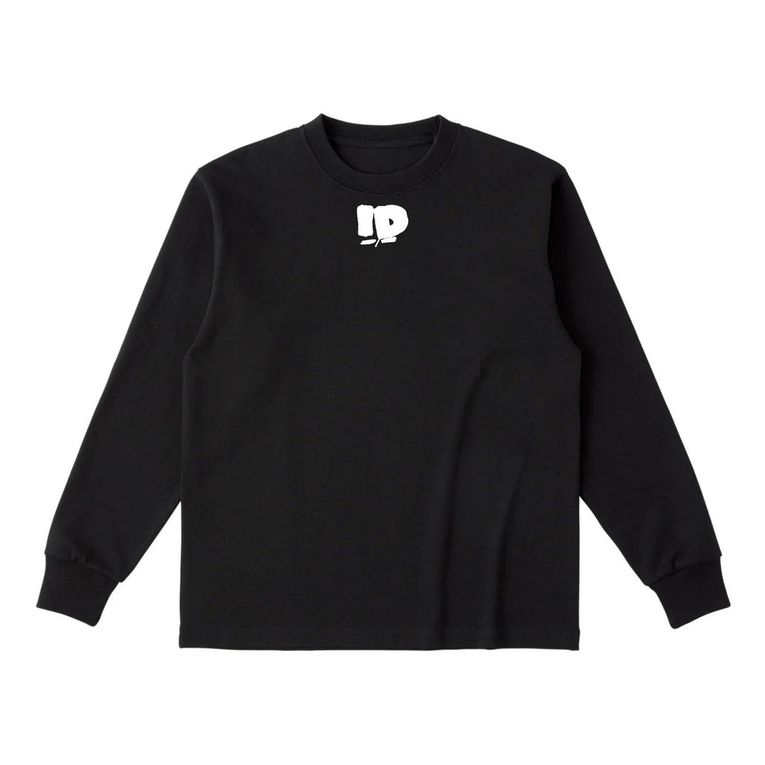 SPINE LONG TEE MATERIAL TYPE:B (BK×WH)