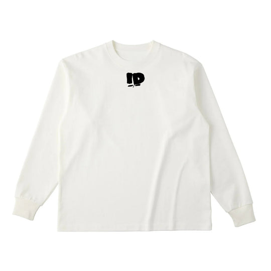 SPINE LONG TEE MATERIAL TYPE:B (WH×BK)