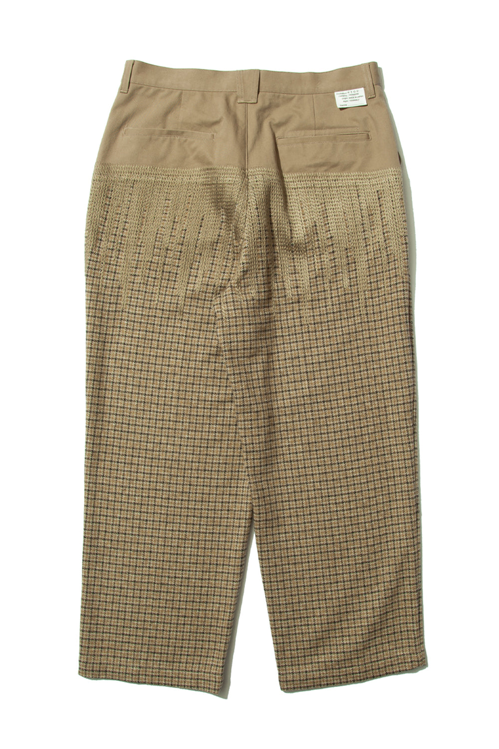 "ANAHEIM" Boundaries Embroidered Hunter Trousers BEIGE