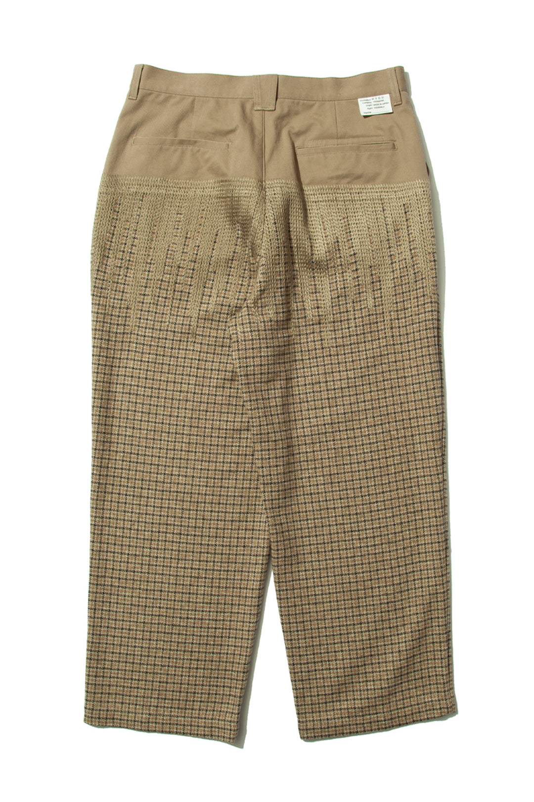 "ANAHEIM" Boundaries Embroidered Hunter Trousers BEIGE