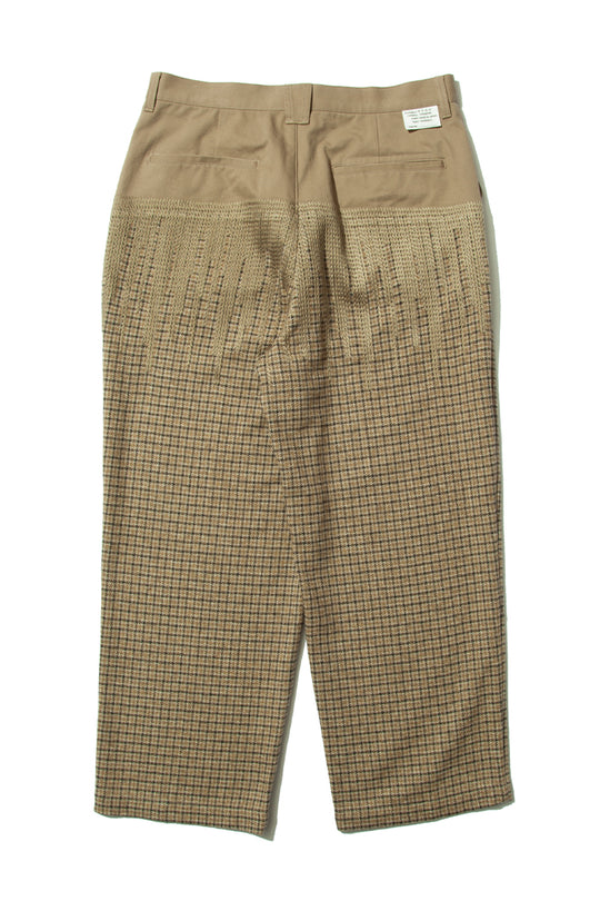 "ANAHEIM" Boundaries Embroidered Hunter Trousers BEIGE
