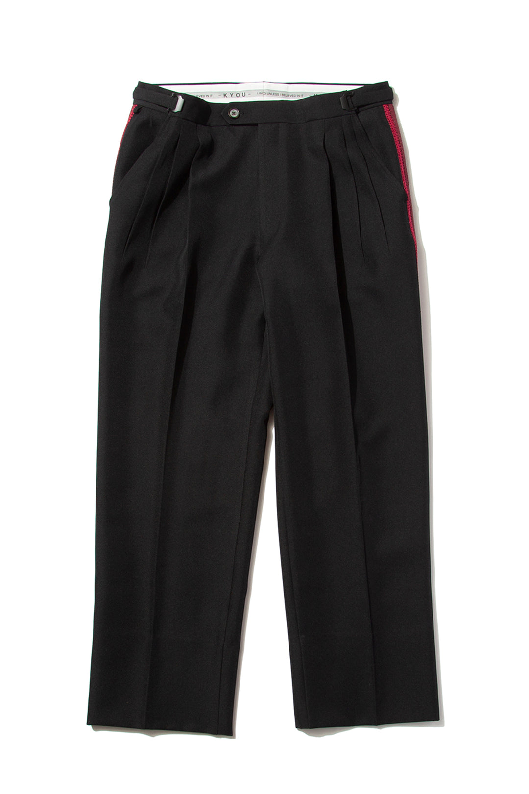 "TECATE" Mordern Mariachi Wide Trousers BLACK