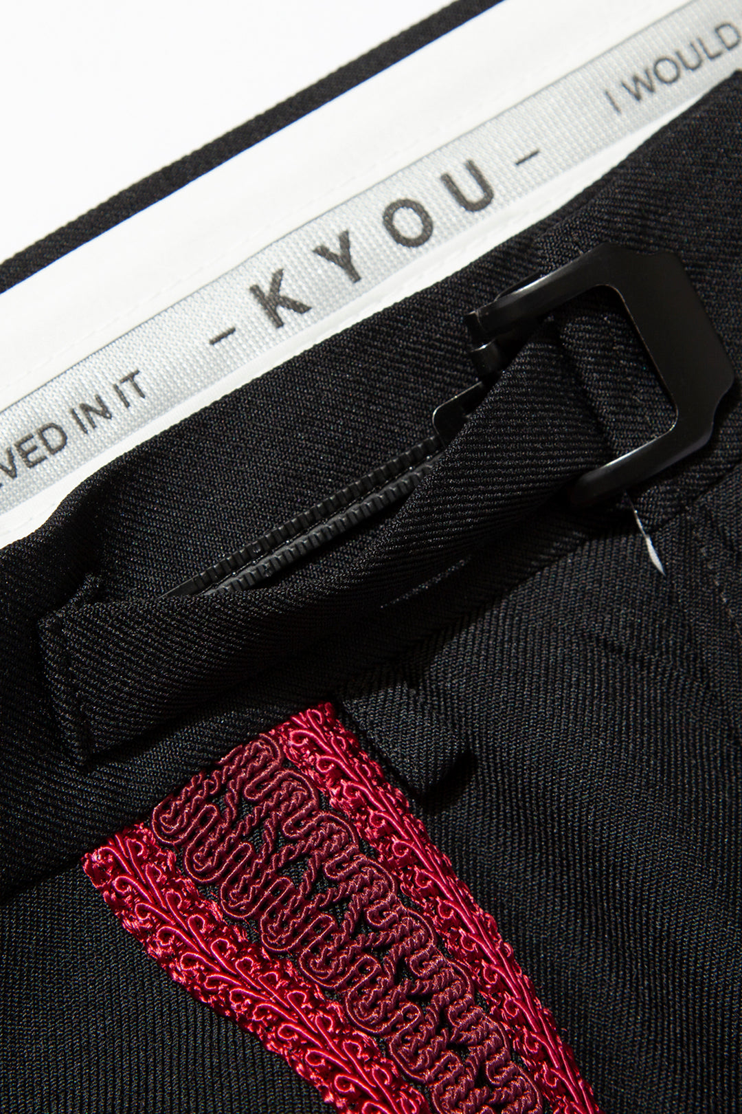 "TECATE" Mordern Mariachi Wide Trousers BLACK