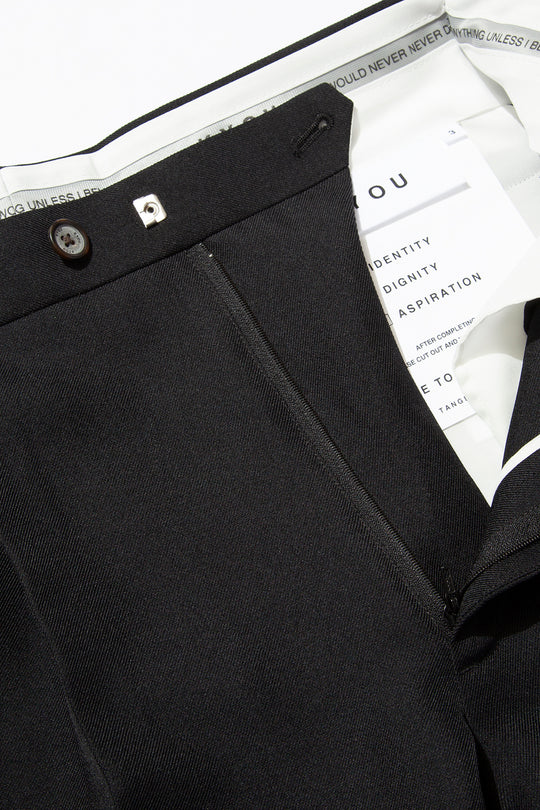"TECATE" Mordern Mariachi Wide Trousers BLACK