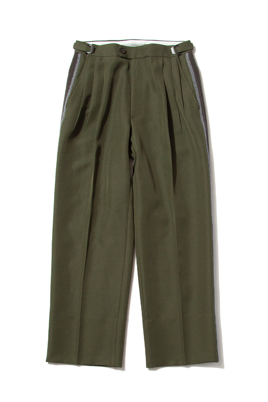 "TECATE" Mordern Mariachi Wide Trousers KHAKI