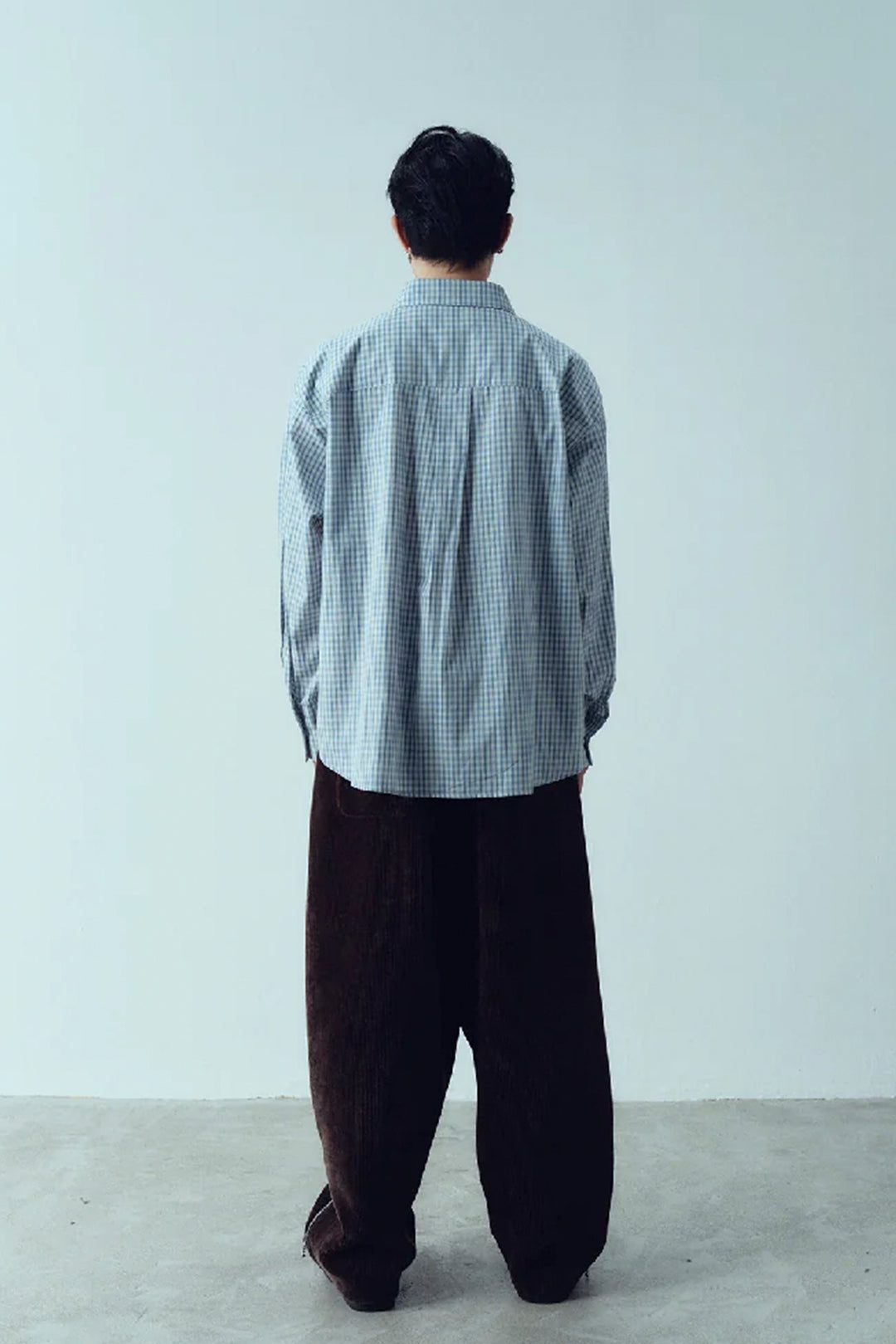 Pinocchio Bear Printed Checkered Shirt