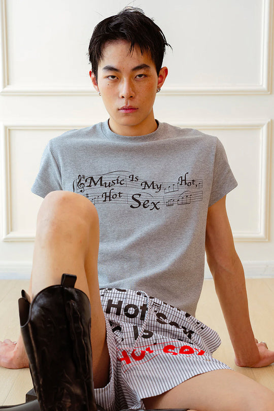 love music T-shirt GRAY