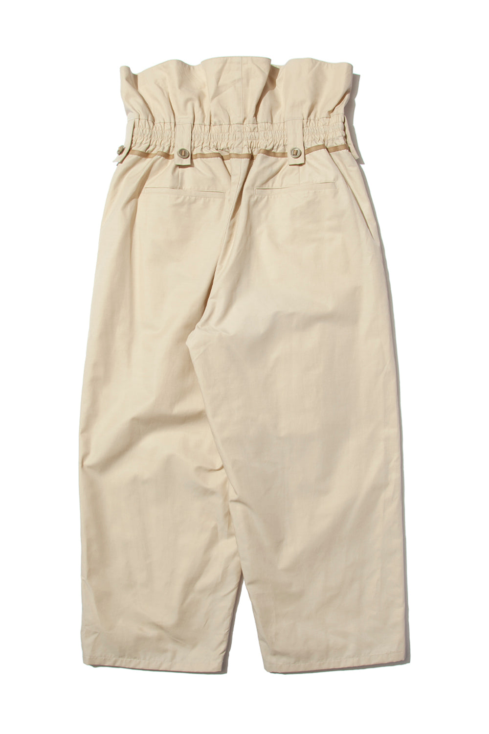"BIRDLACE" TYPE WFS Modified Front Zip Trousers IVORY