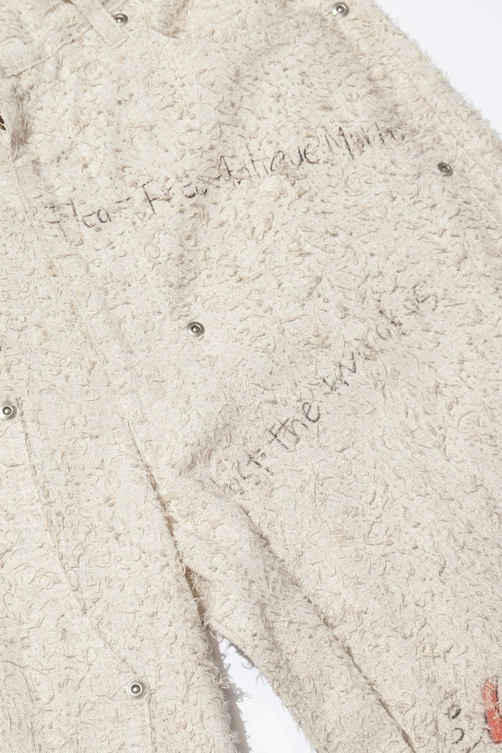 "ALICE" GRAPHIC DOUBLE KNEE WORKPANTS IVORY