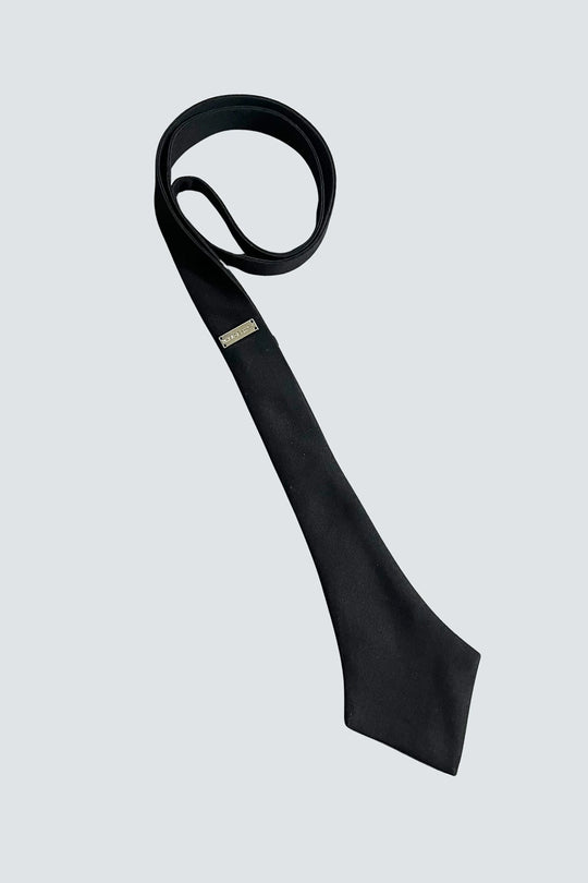 Spiky Diagram Tie Black