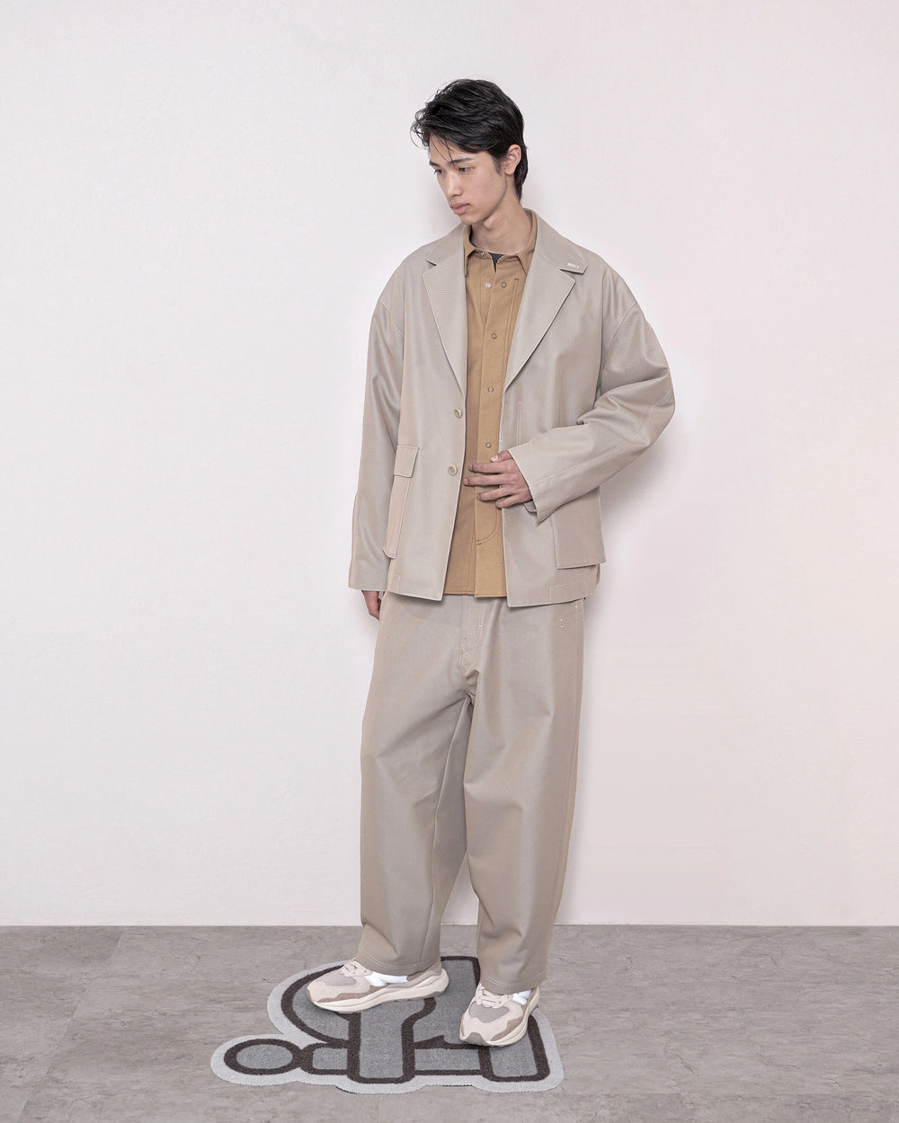 arenotis Stitch Work 3D Jacket Blouson BEIGE