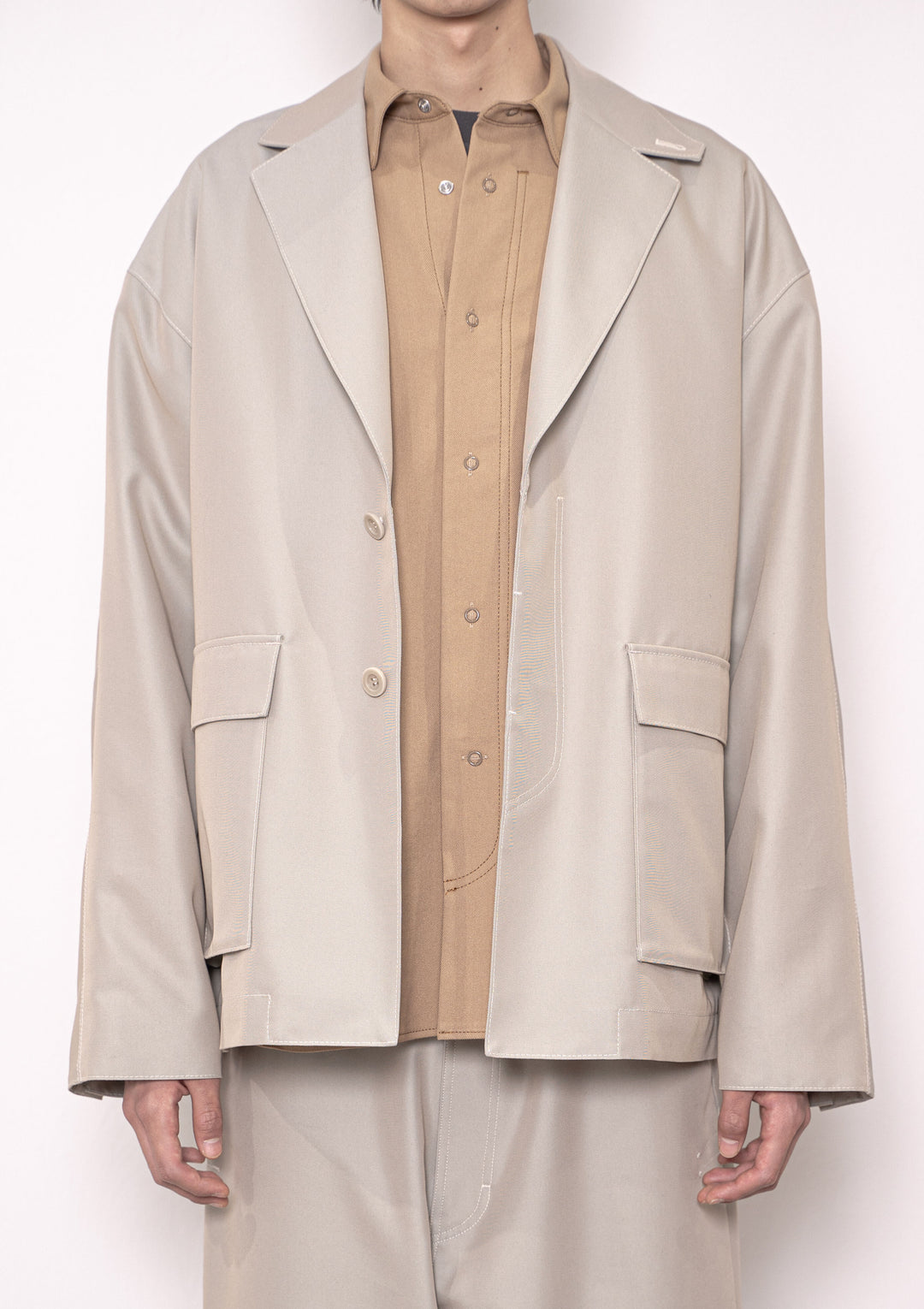 arenotis Stitch Work 3D Jacket Blouson BEIGE