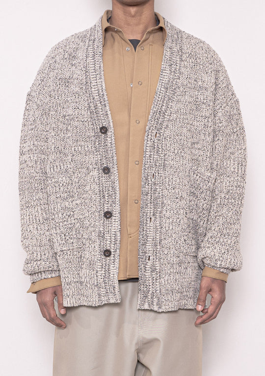 arenotis WASHI Wool Mix Knit Cardigan BEIGE