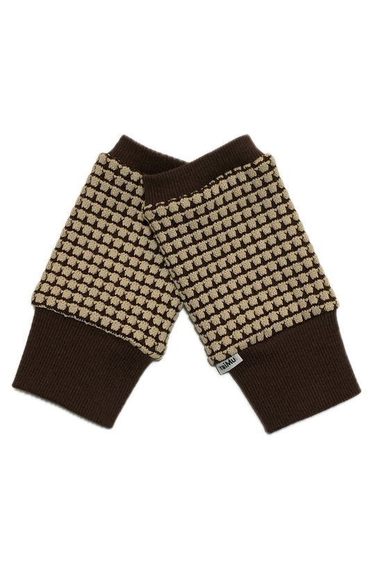 Waffle Knit Sleeve Cuff Blown
