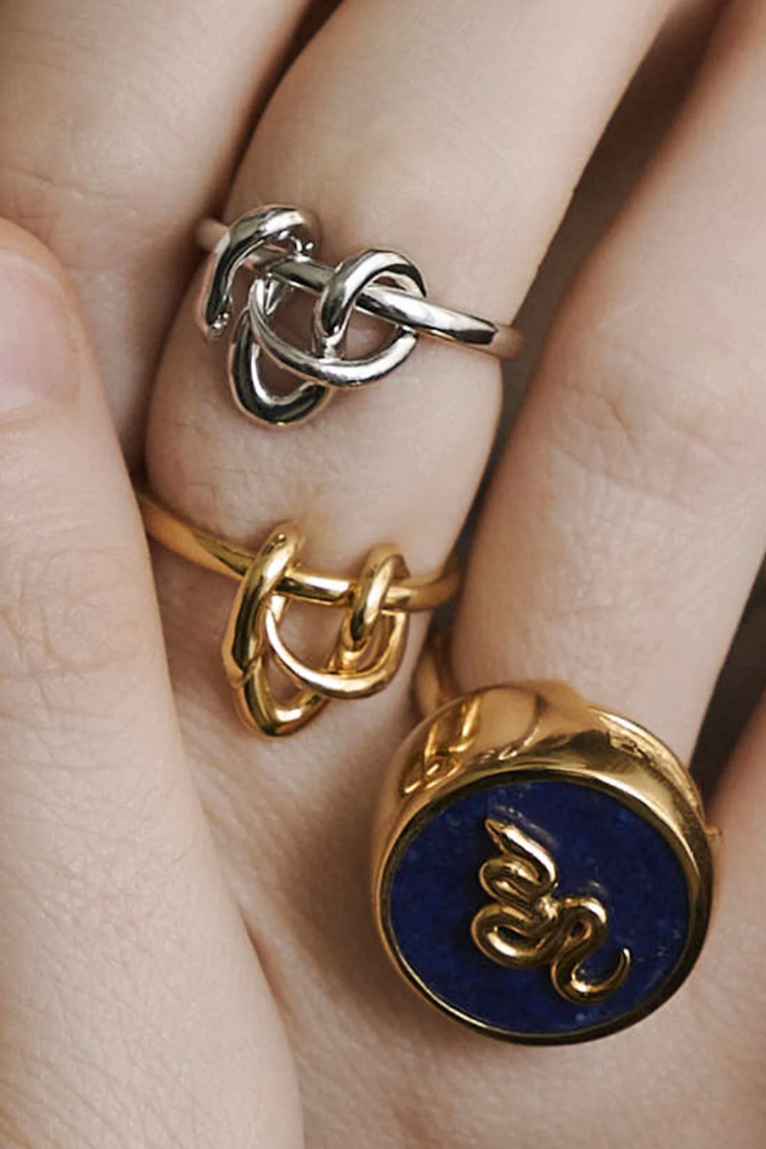 Ring : Asclepius / All Silver
