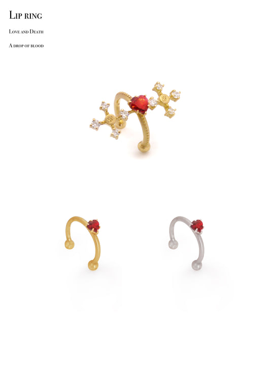 Lip ring : Love and Death / Gold