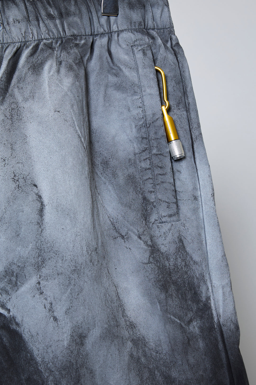 SPRAY PIGMENT-DYED RESCUE PANTS BLACK