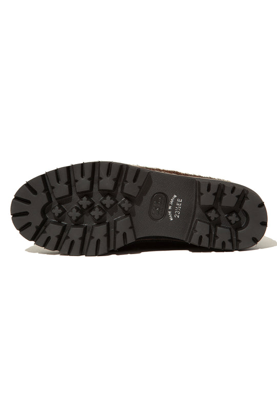WOMEN ”SKOOL" Type.4 EXTRALIGHT® Natural Hair Calf Leather Loafers by HARUTA
