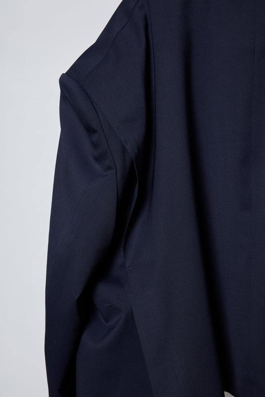 ROUND SILHOUETTE SHORT JACKET LUXE NAVY