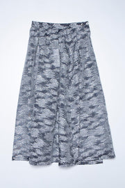 See Through Jacquard Wrap Skirt