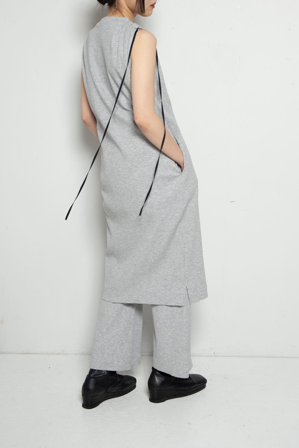 Tuck Up Jersey Dress ジャージードレス/ Natsumi Zama(ナツミザマ) 通販・店舗 渋谷・神泉セレクトショップR for  D