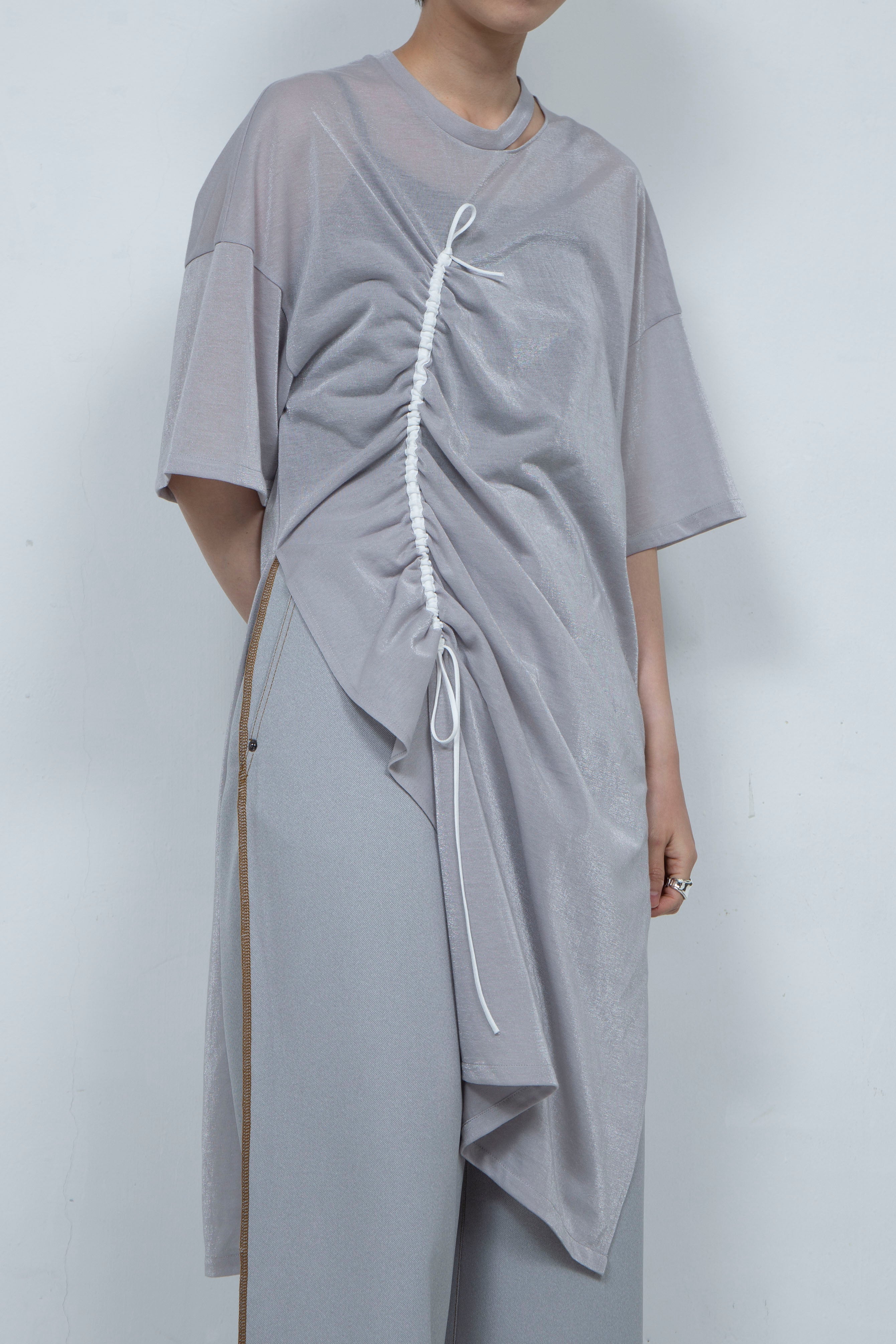 PEIEN」Gather Shirt