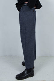 Graph Check Trousers NAVY