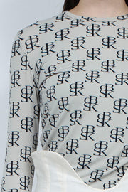Slim fit top BEIGE