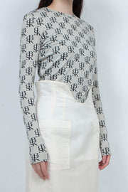 Slim fit top BEIGE
