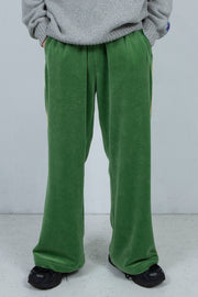 Pile Jersey Lounge Pants BRIGHT GREEN