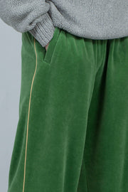 Pile Jersey Lounge Pants BRIGHT GREEN