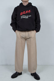 Graph Check Trousers BEIGE
