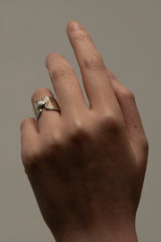 charm stone ring <c-004>