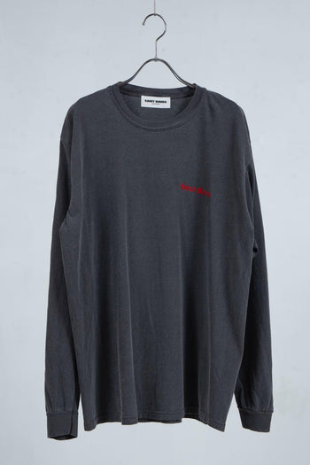 EMBROIDERY OLD ENGLISH LOGO T-SHIRT