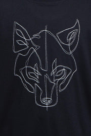 刺繍Tシャツ（狼）