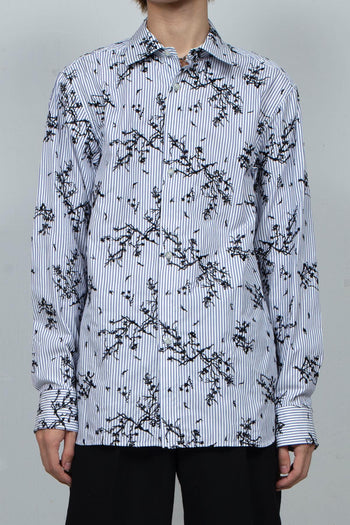 Magnolia embroidered dress-shirt